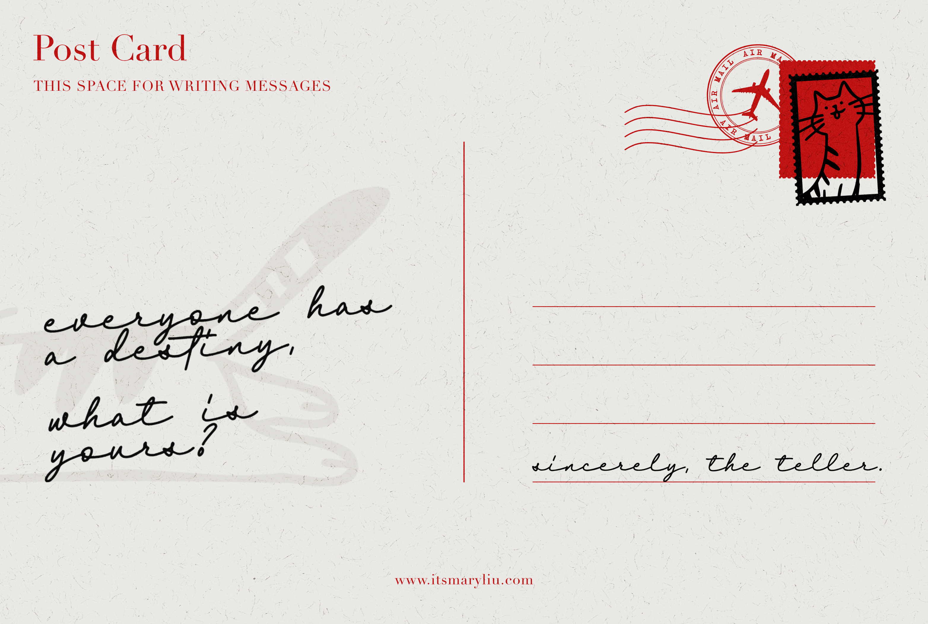 Postcard back